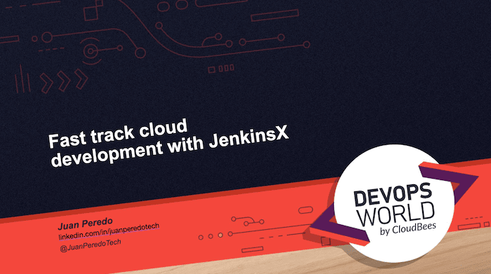 Fast Track cloud development with JenkinsX. Click to open PDF