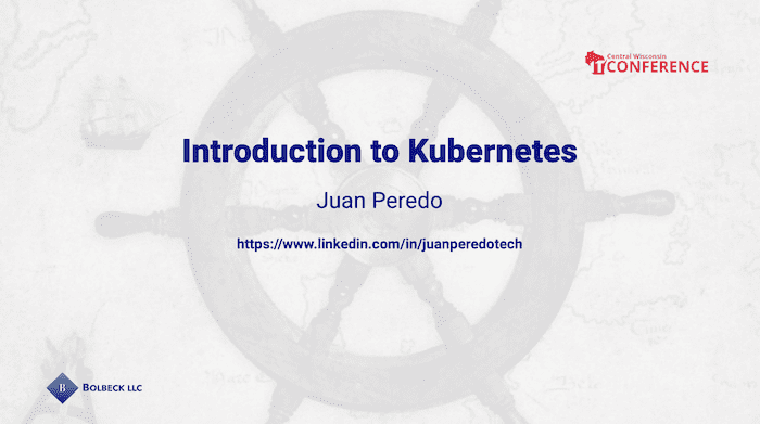 Introduction to Kubernetes. Click to open the PDF of the presentation